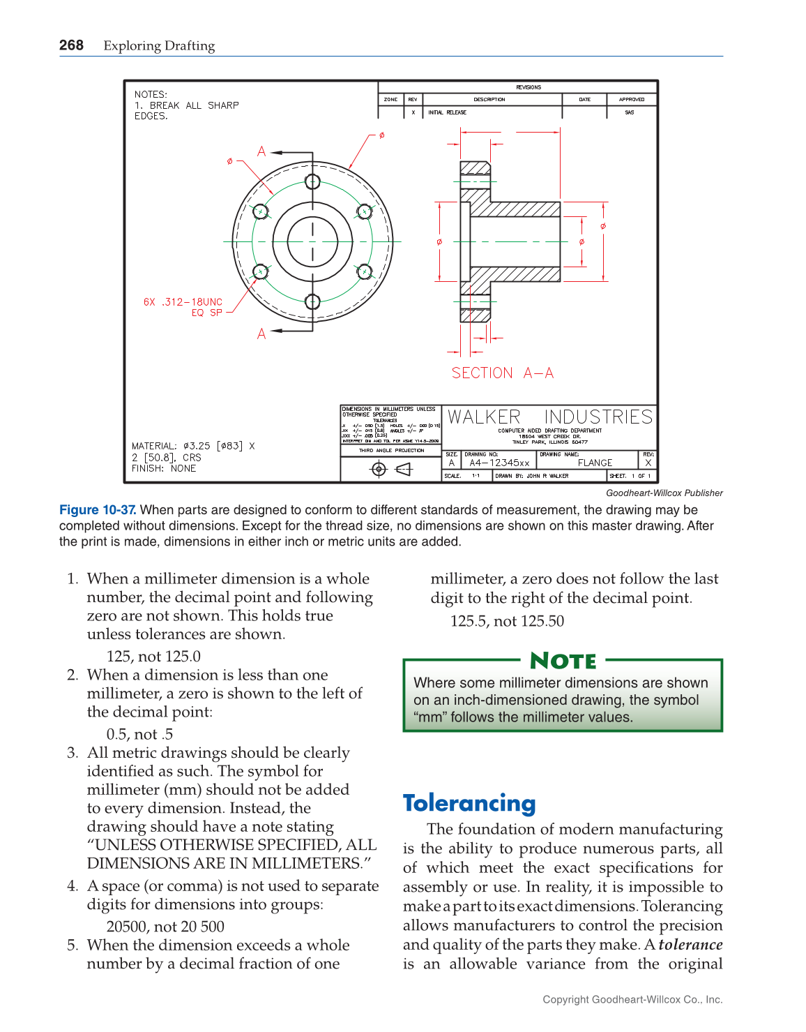 Exploring Drafting, 12th Edition page 268