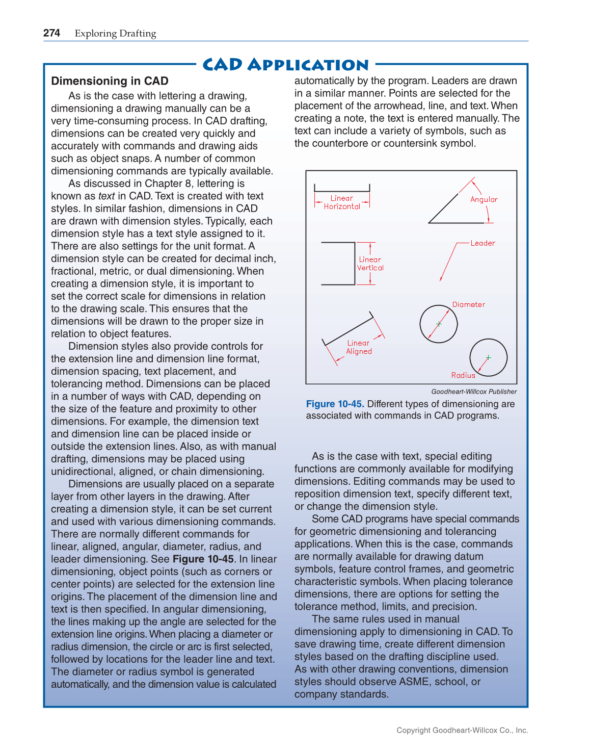 Exploring Drafting, 12th Edition page 274