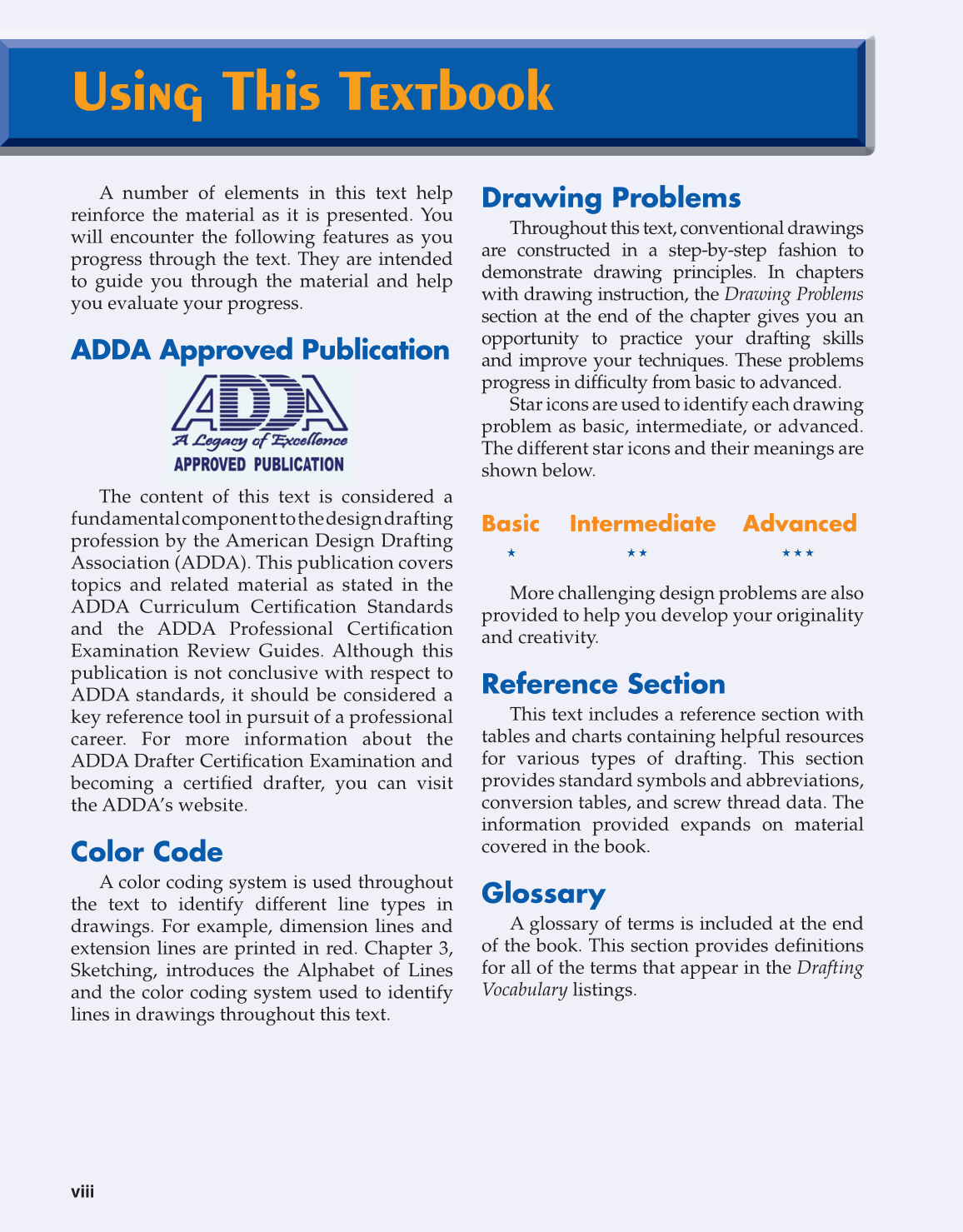 Exploring Drafting, 12th Edition page viii