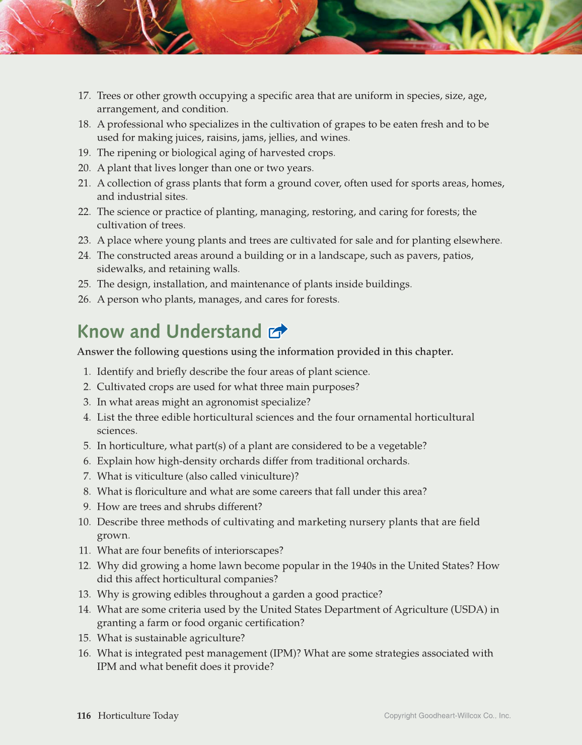 Horticulture Today, 1st Edition page 116