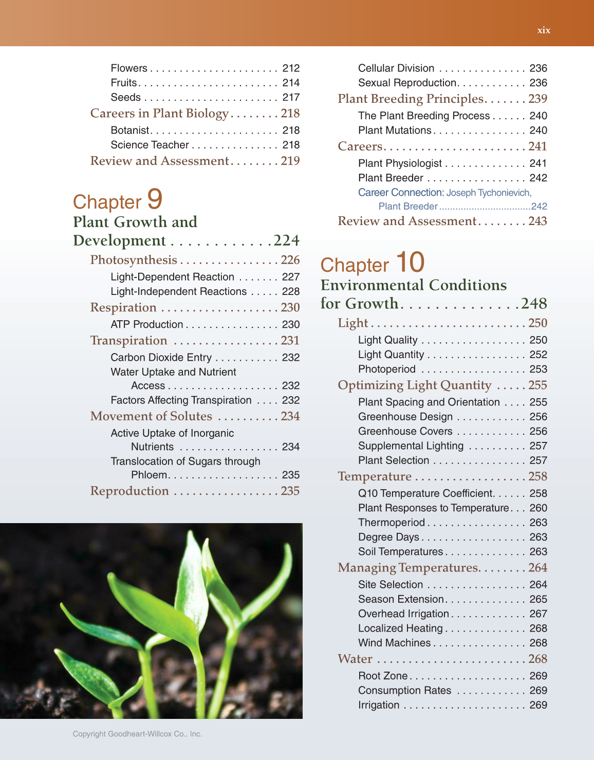 Horticulture Today, 1st Edition page xix