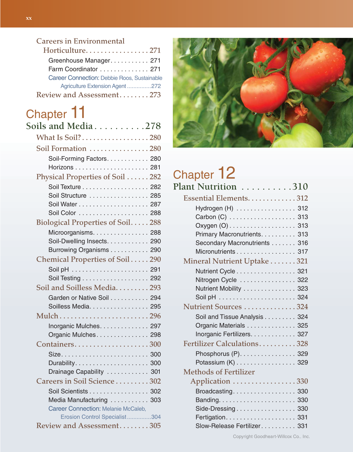 Horticulture Today, 1st Edition page xx