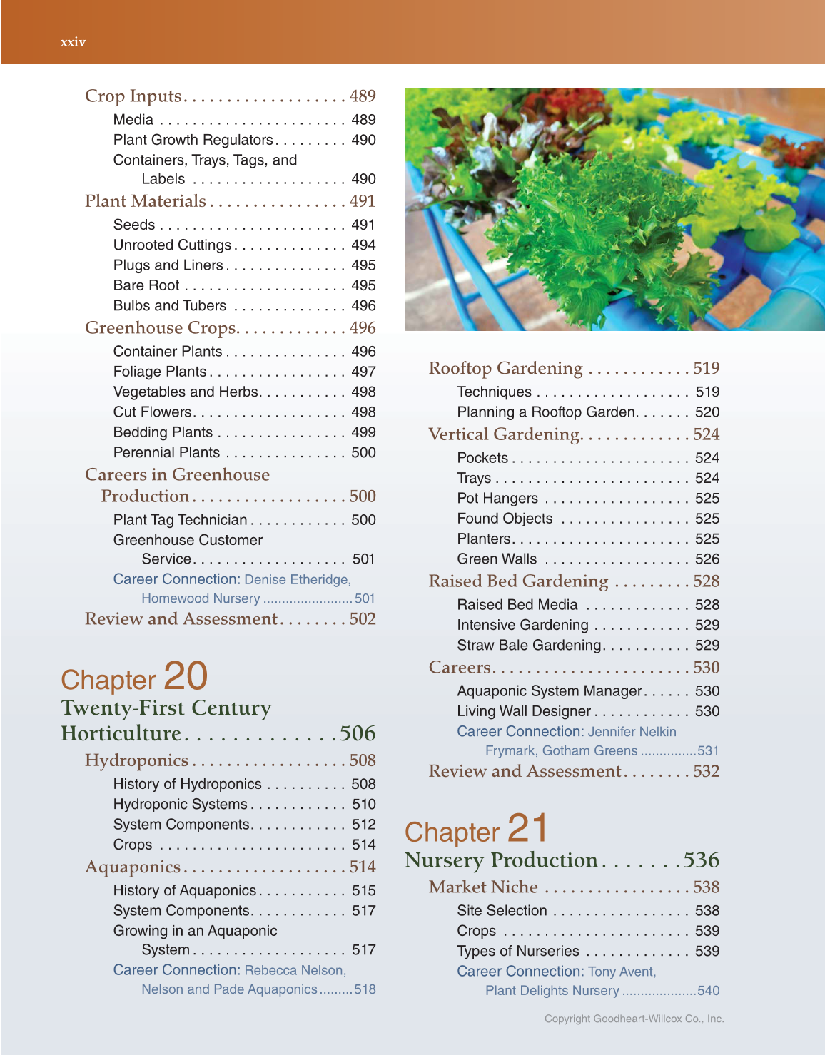 Horticulture Today, 1st Edition page xxiv