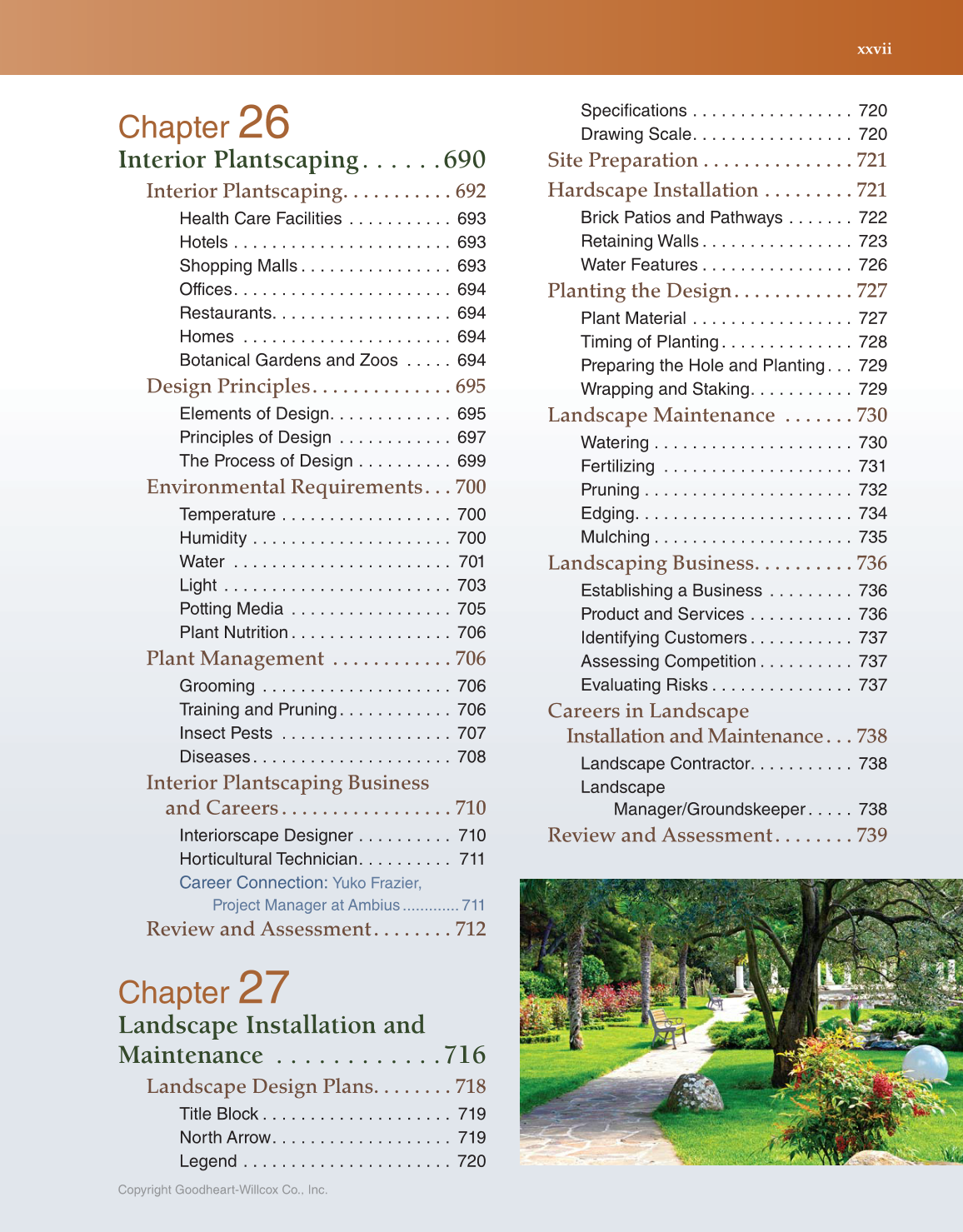 Horticulture Today, 1st Edition page xxvii