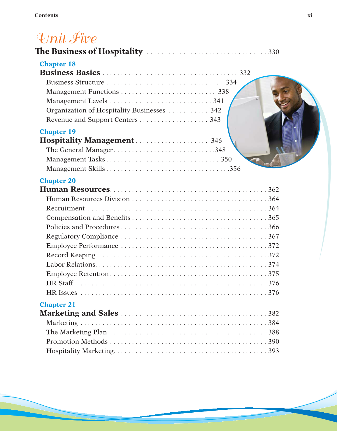 Hospitality Services, 4th Edition page xi