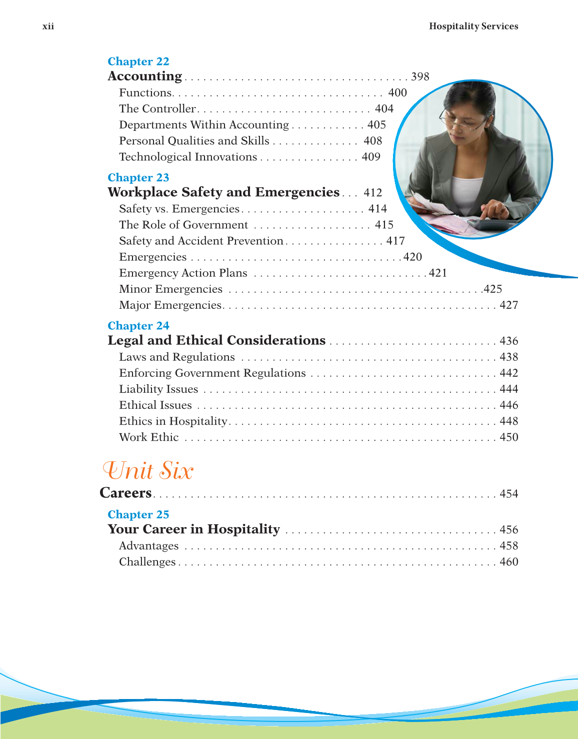 Hospitality Services, 4th Edition page xii