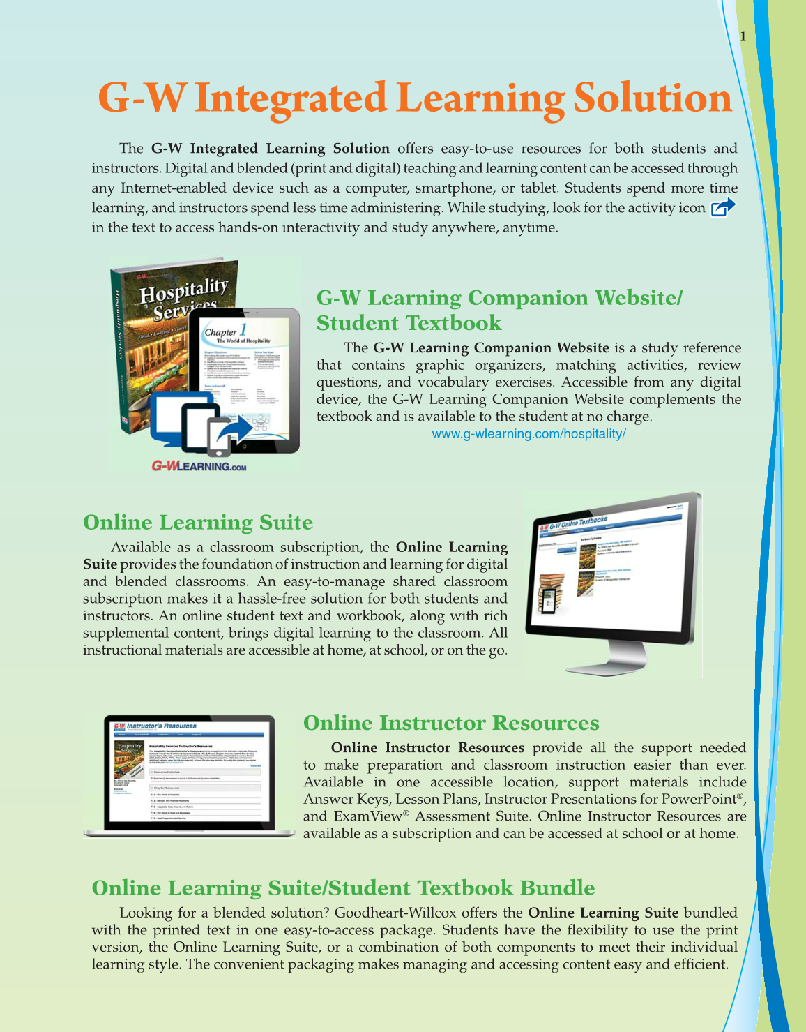 Hospitality Services, 4th Edition page 1