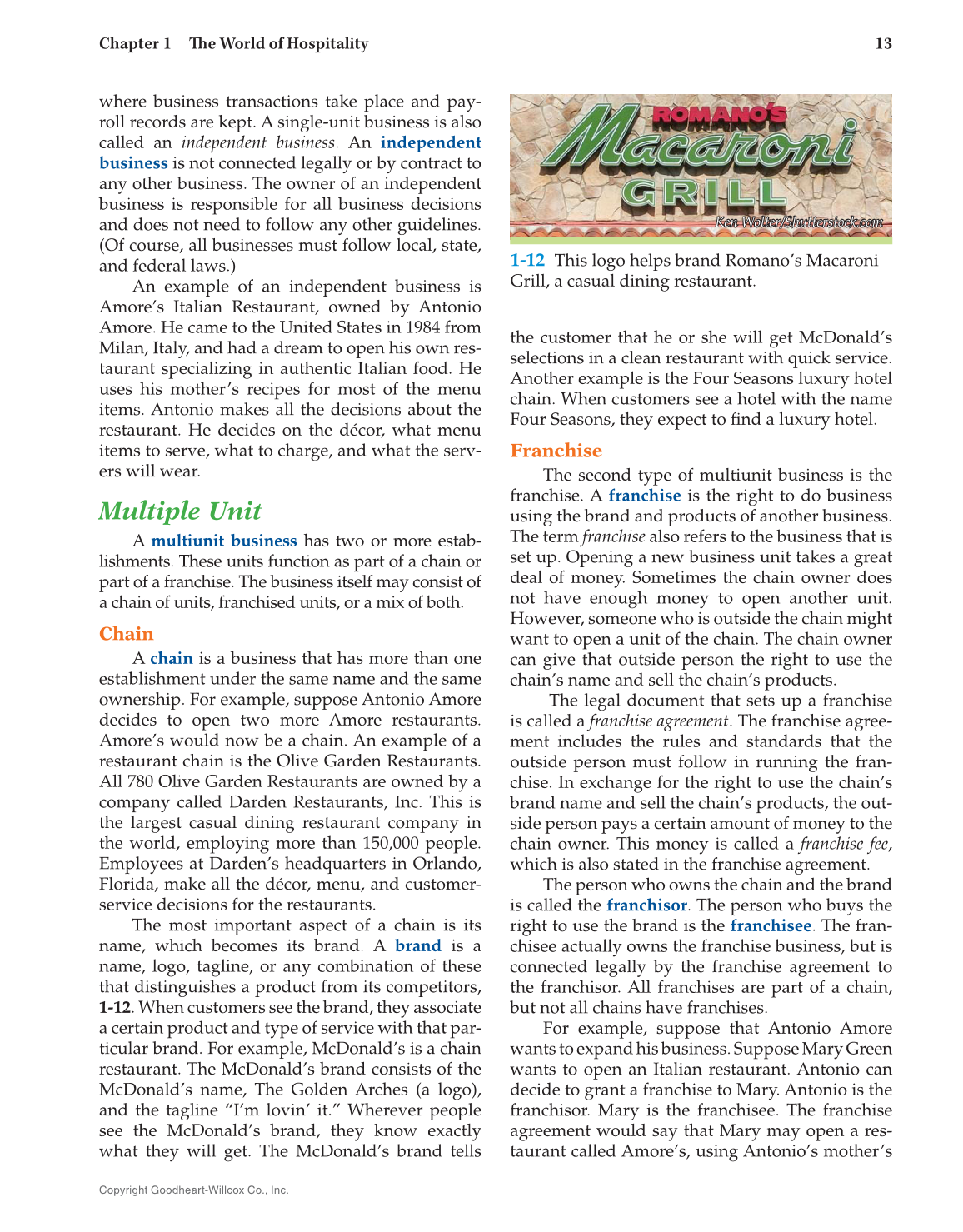 Hospitality Services, 4th Edition page 13