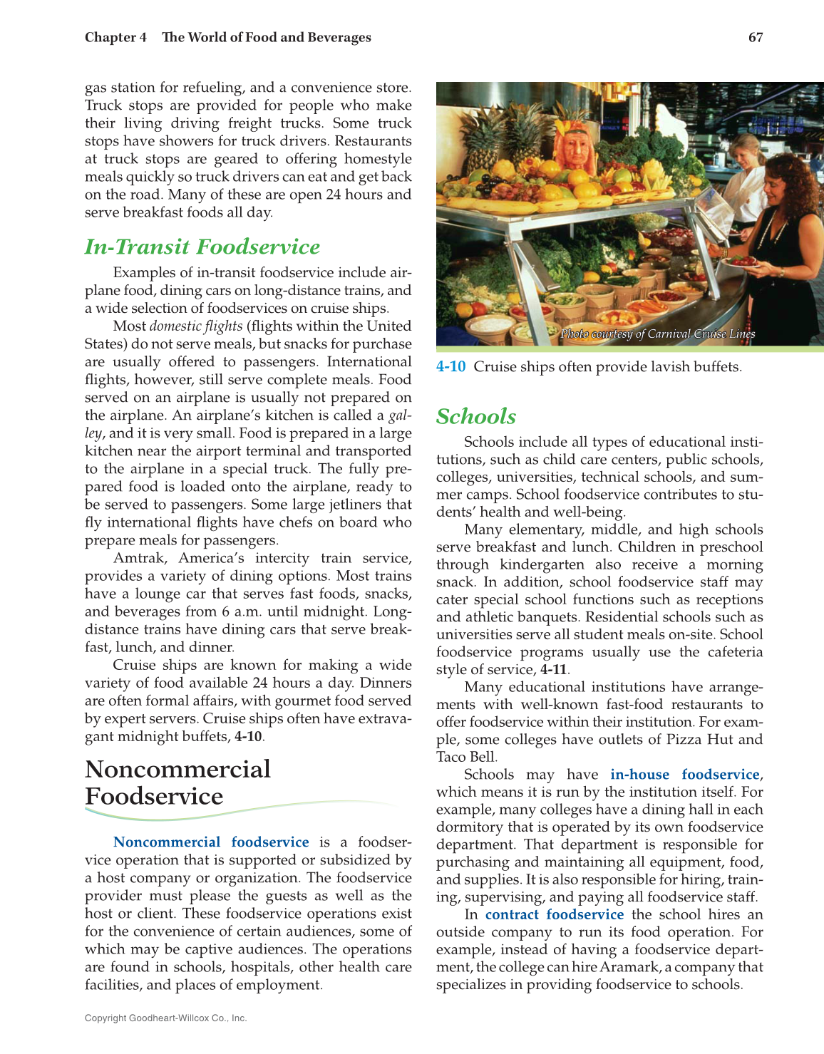 Hospitality Services, 4th Edition page 67