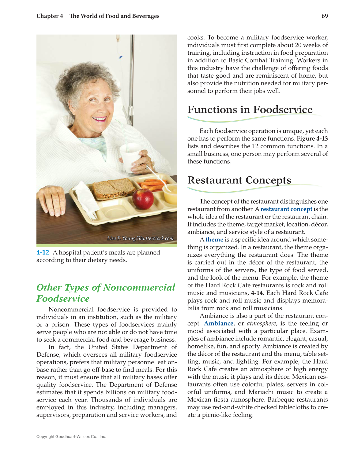 Hospitality Services, 4th Edition page 69