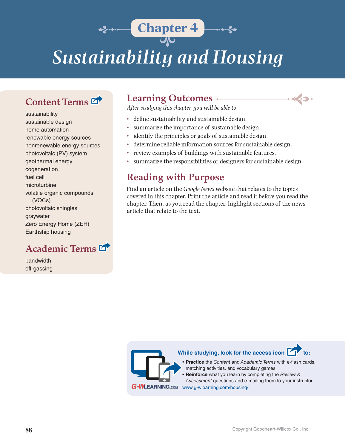 Housing and Interior Design, 11th Edition page 88