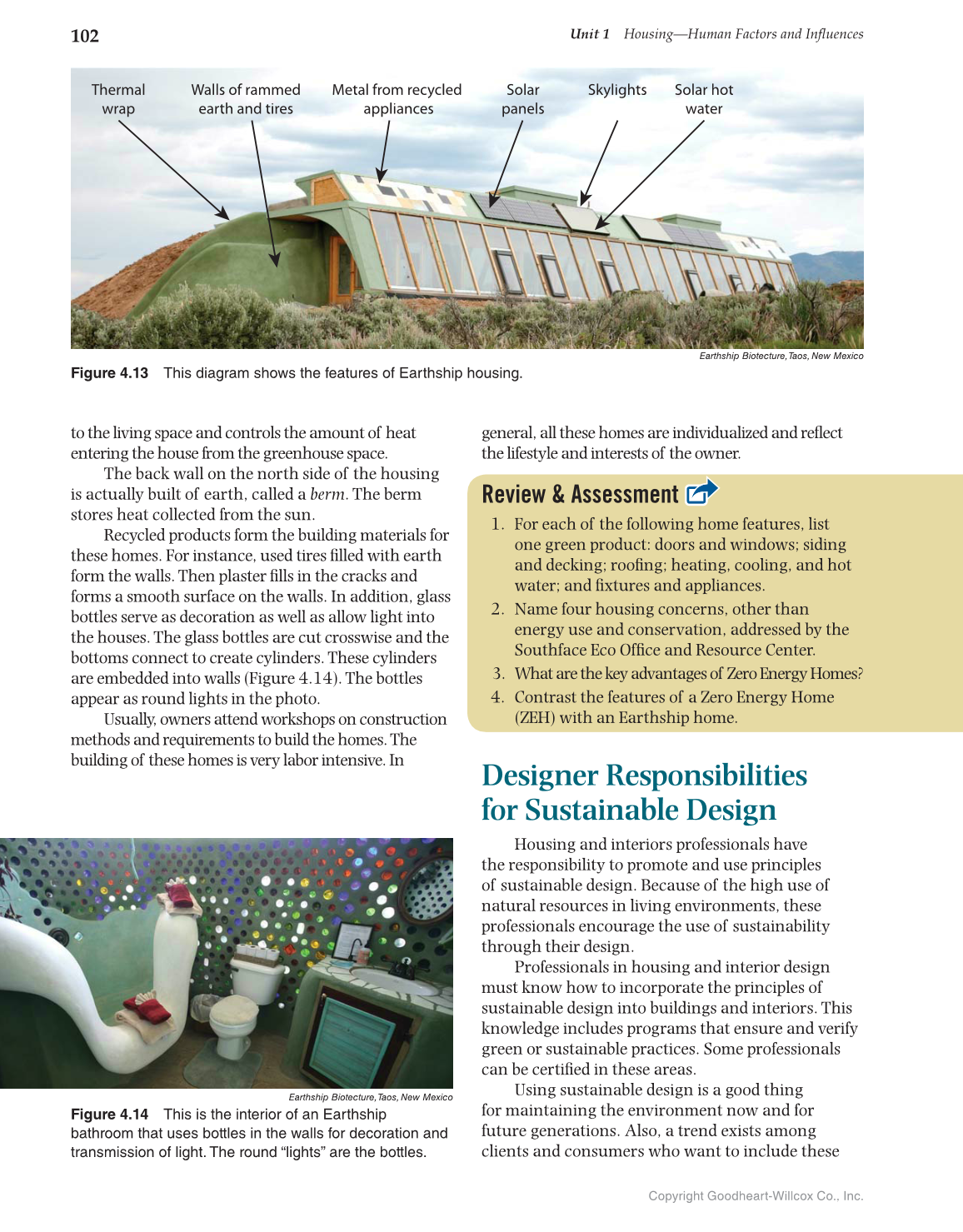 Housing and Interior Design, 11th Edition page 102