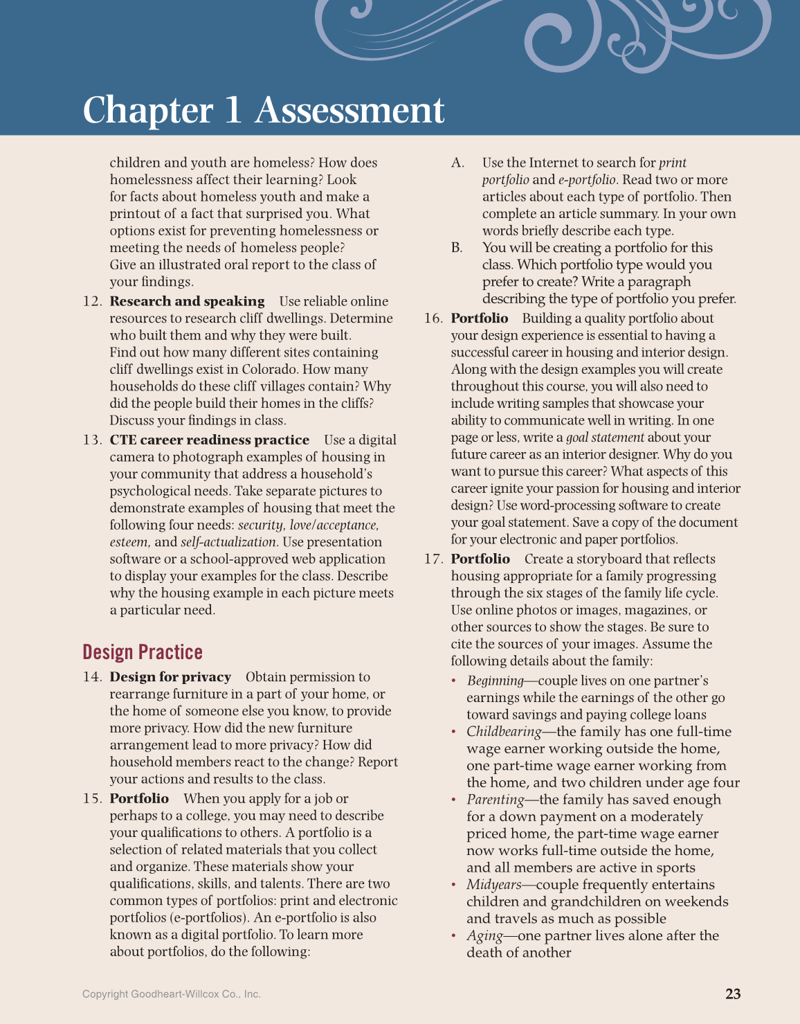 Housing and Interior Design, 11th Edition page 23