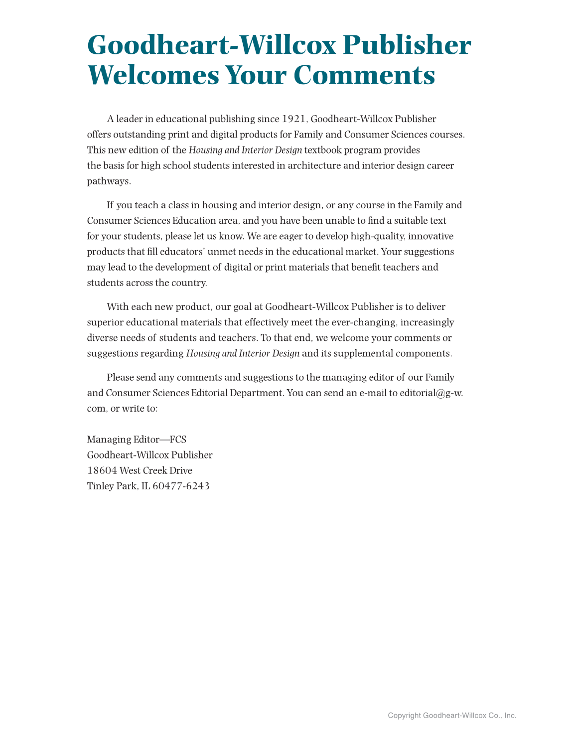 Housing and Interior Design, 11th Edition page M8