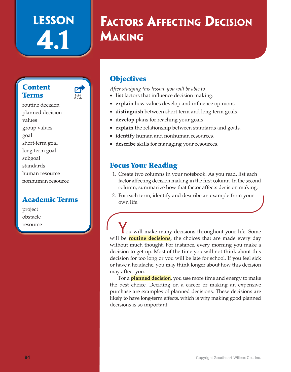 Interpersonal Relationships, 1st Edition page 84