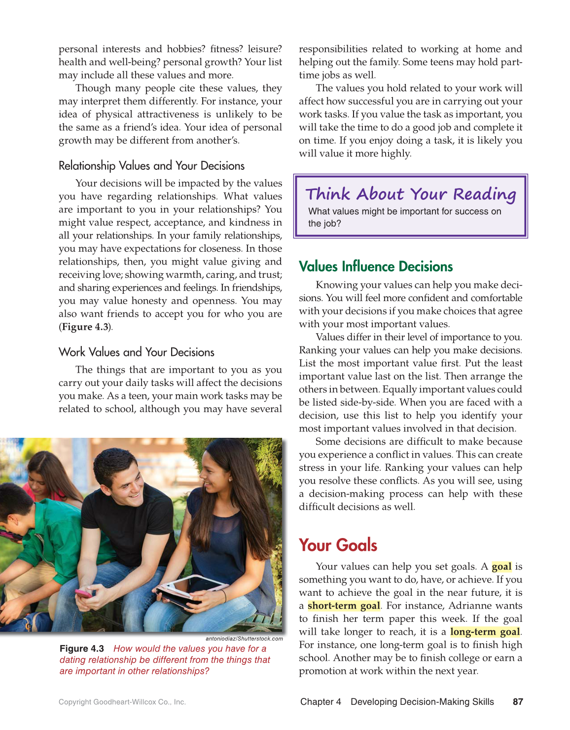 Interpersonal Relationships, 1st Edition page 87