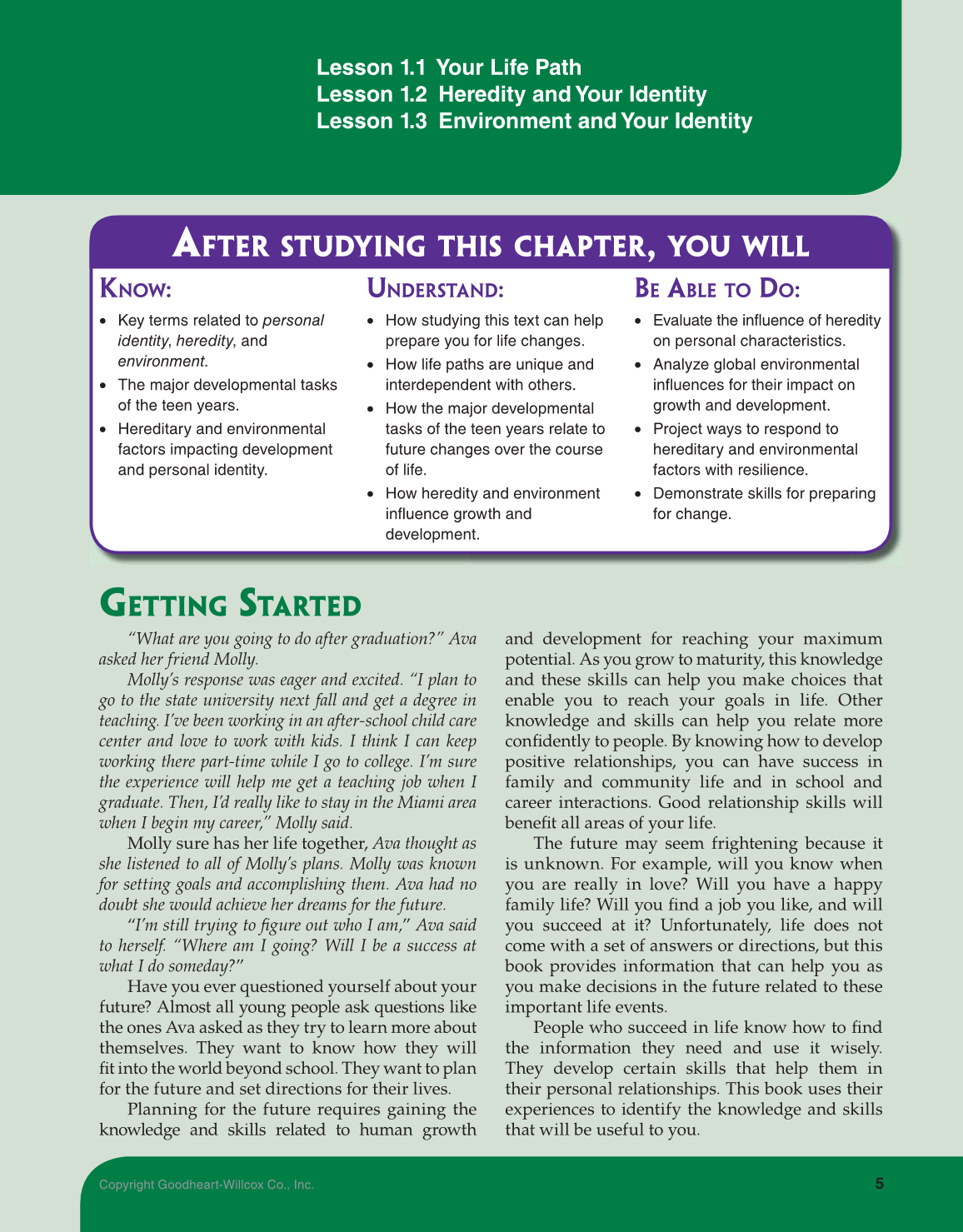 Interpersonal Relationships, 1st Edition page 5