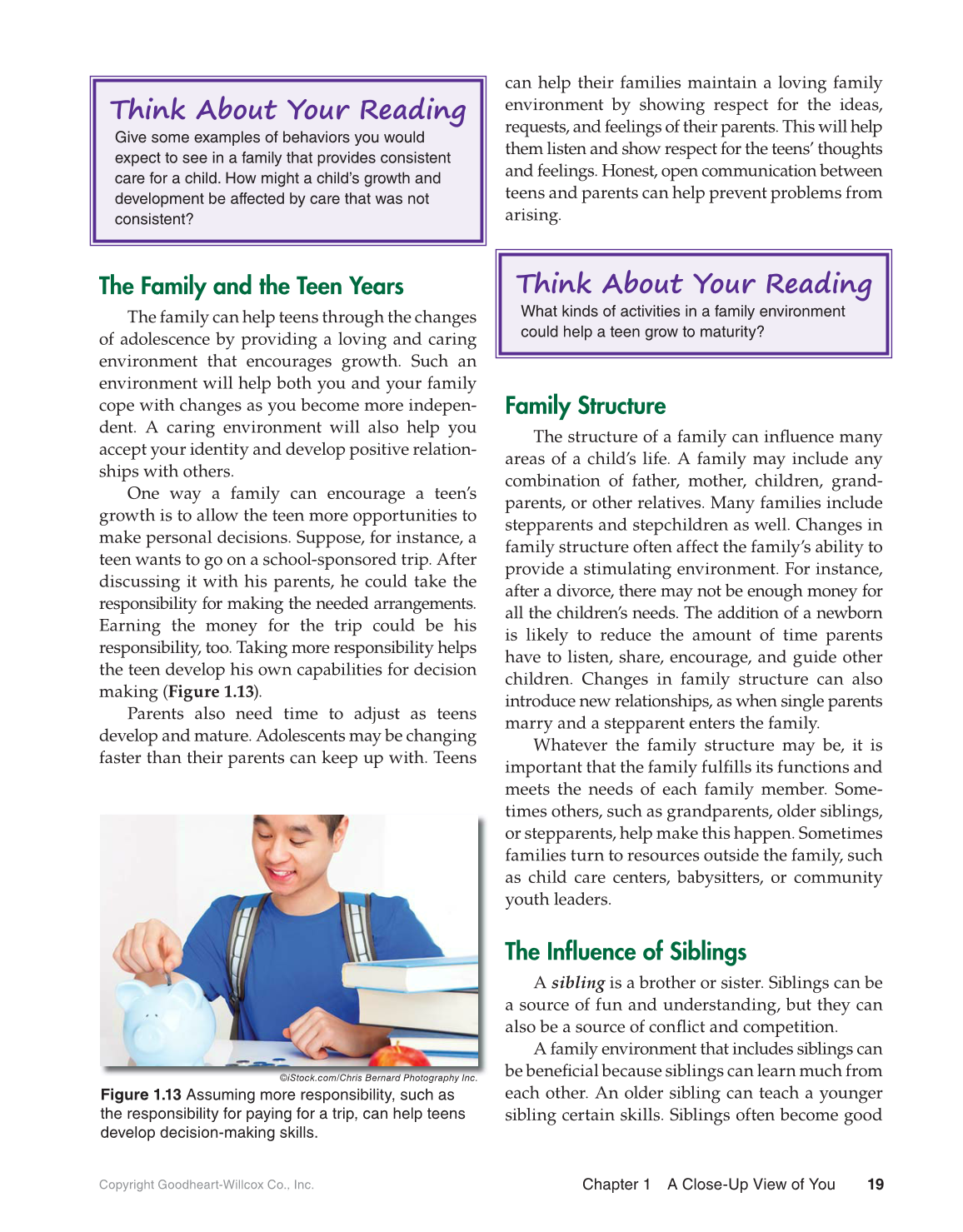 Interpersonal Relationships, 1st Edition page 19
