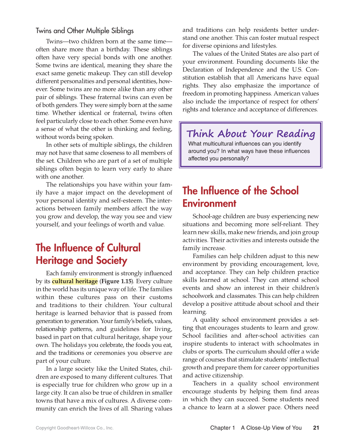 Interpersonal Relationships, 1st Edition page 21