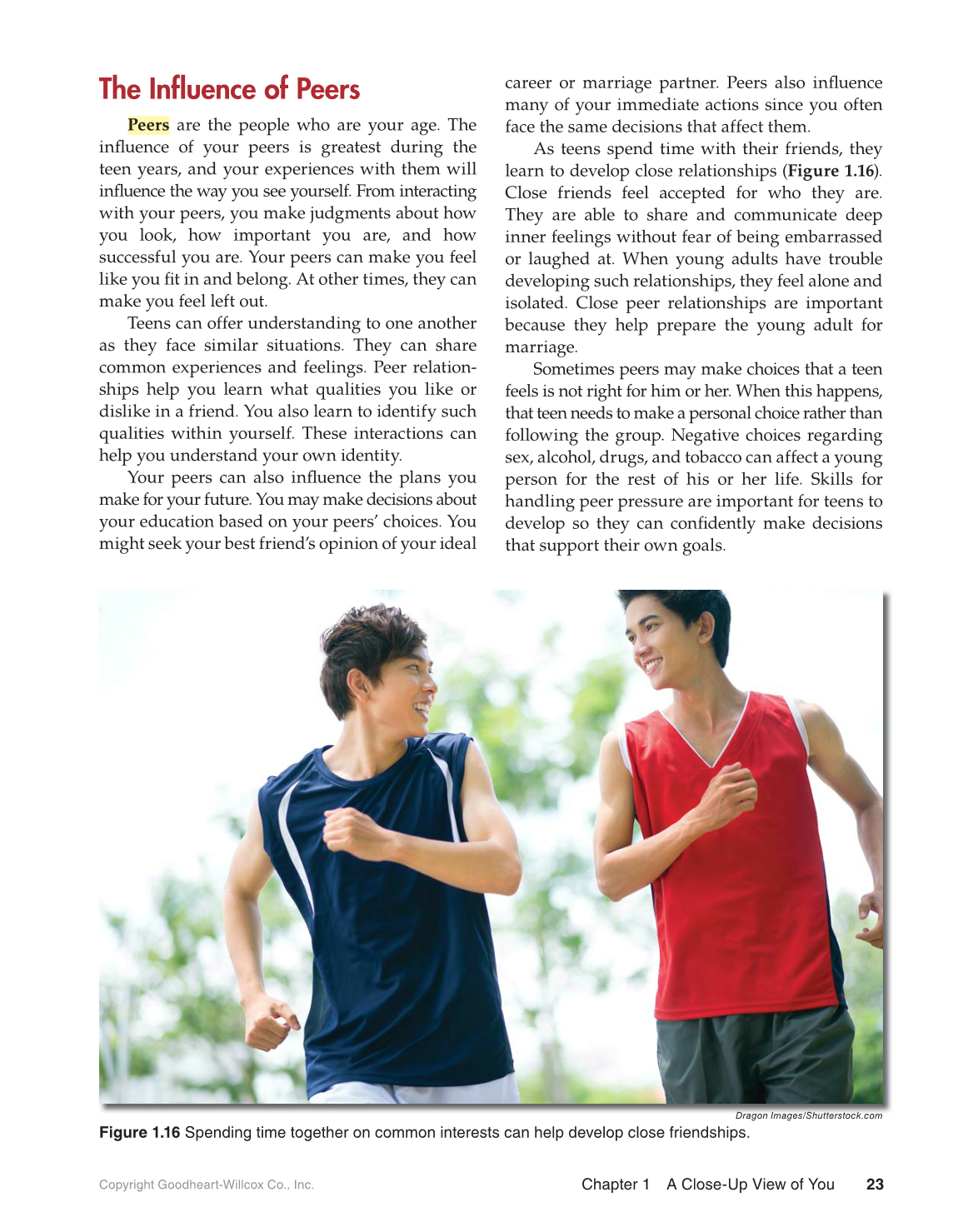 Interpersonal Relationships, 1st Edition page 23