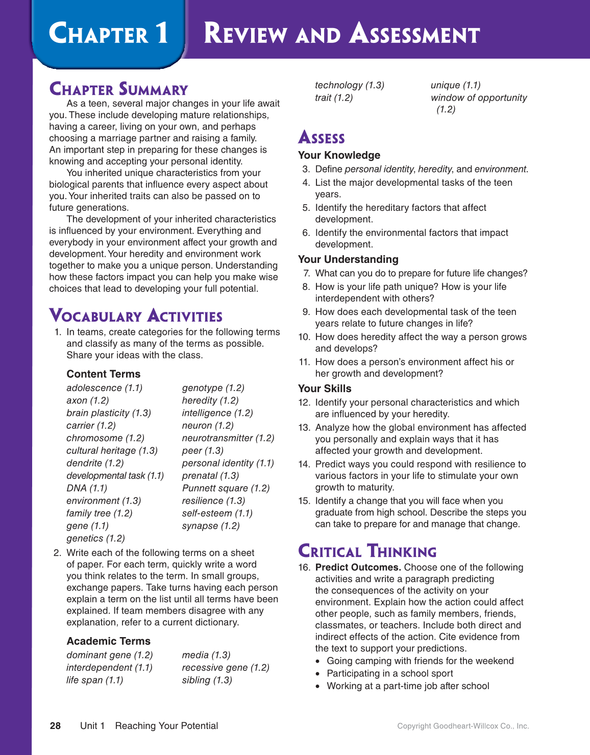 Interpersonal Relationships, 1st Edition page 28