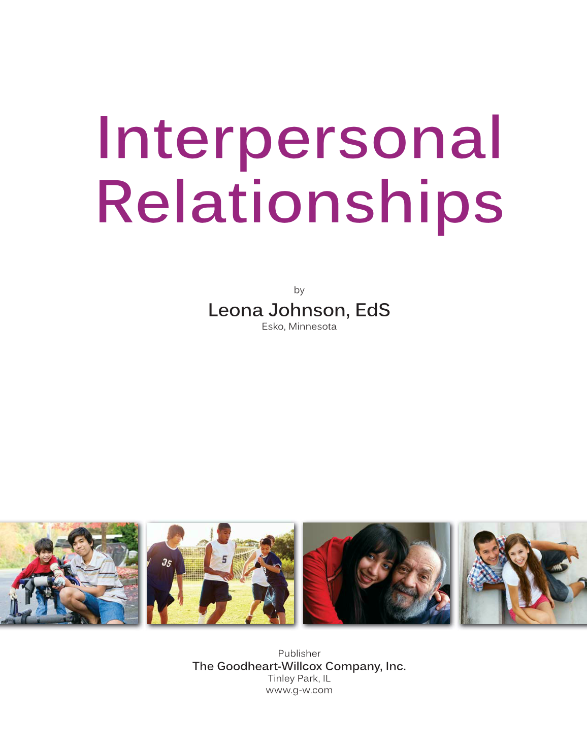 Interpersonal Relationships, 1st Edition page i