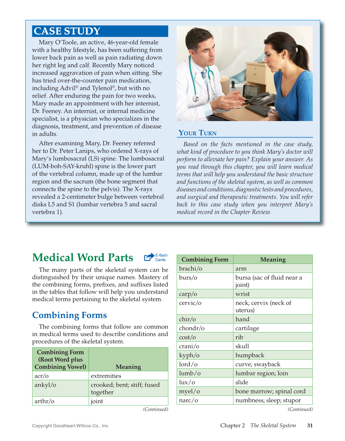 Introduction to Medical Terminology, 1st Edition page 31