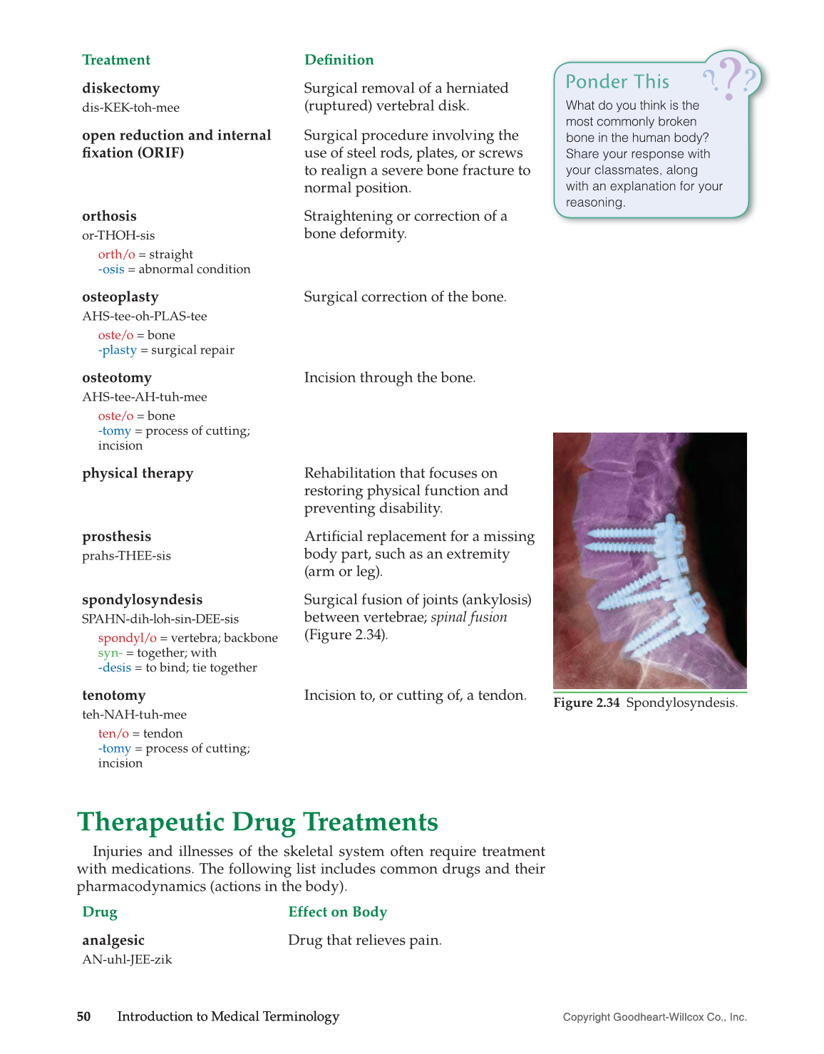 Introduction to Medical Terminology, 1st Edition page 50