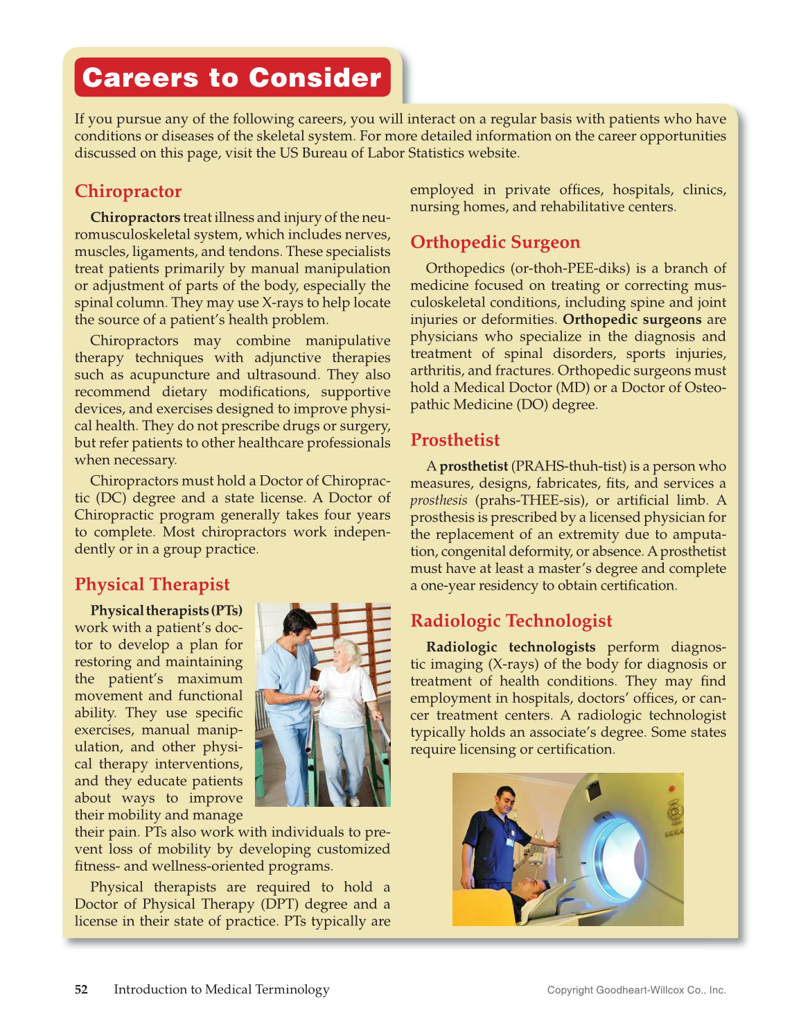 Introduction to Medical Terminology, 1st Edition page 52