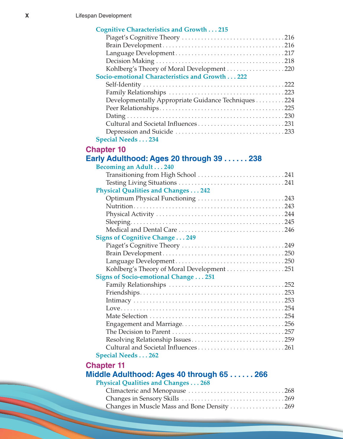 Lifespan Development, 2nd Edition page X