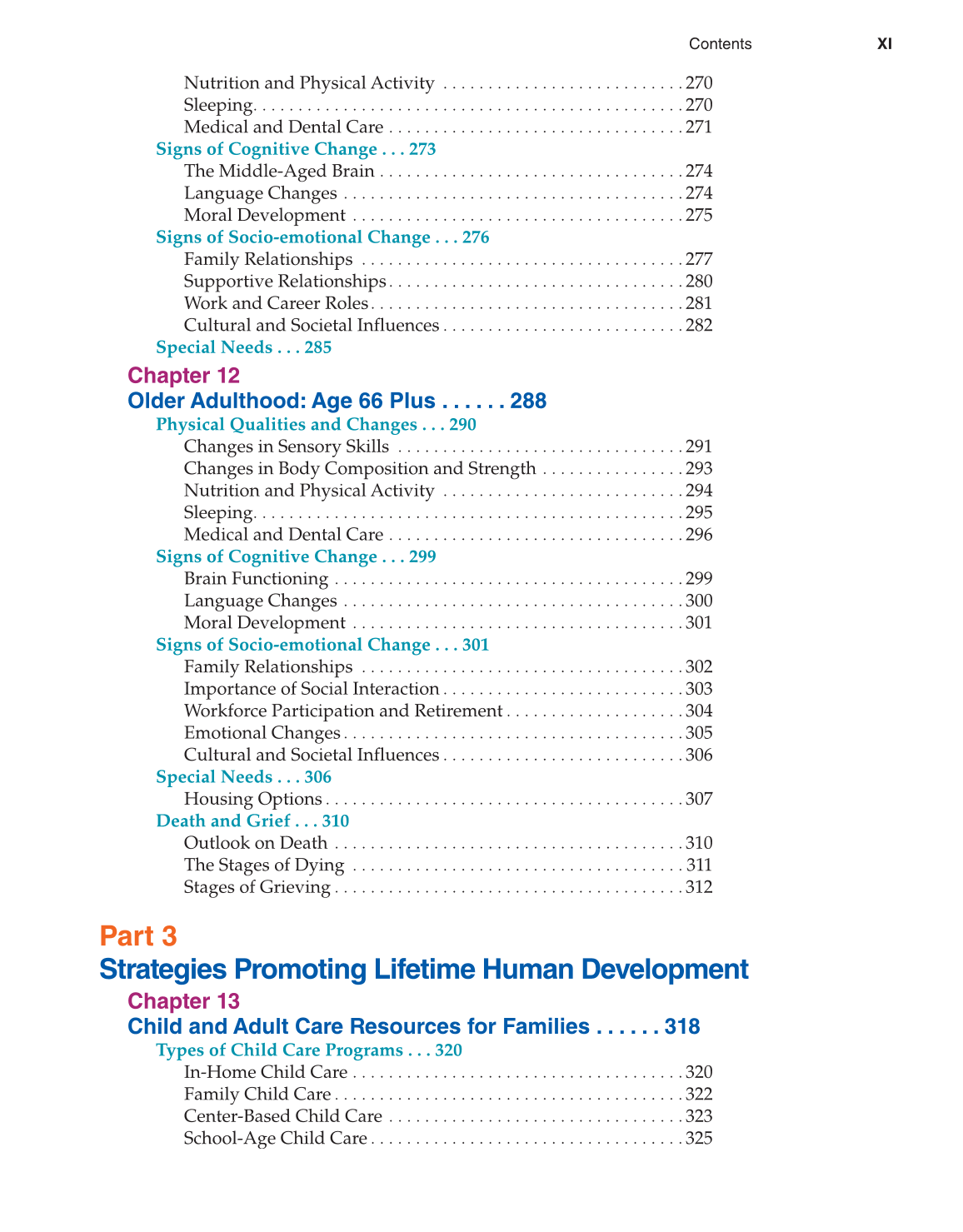 Lifespan Development, 2nd Edition page XI
