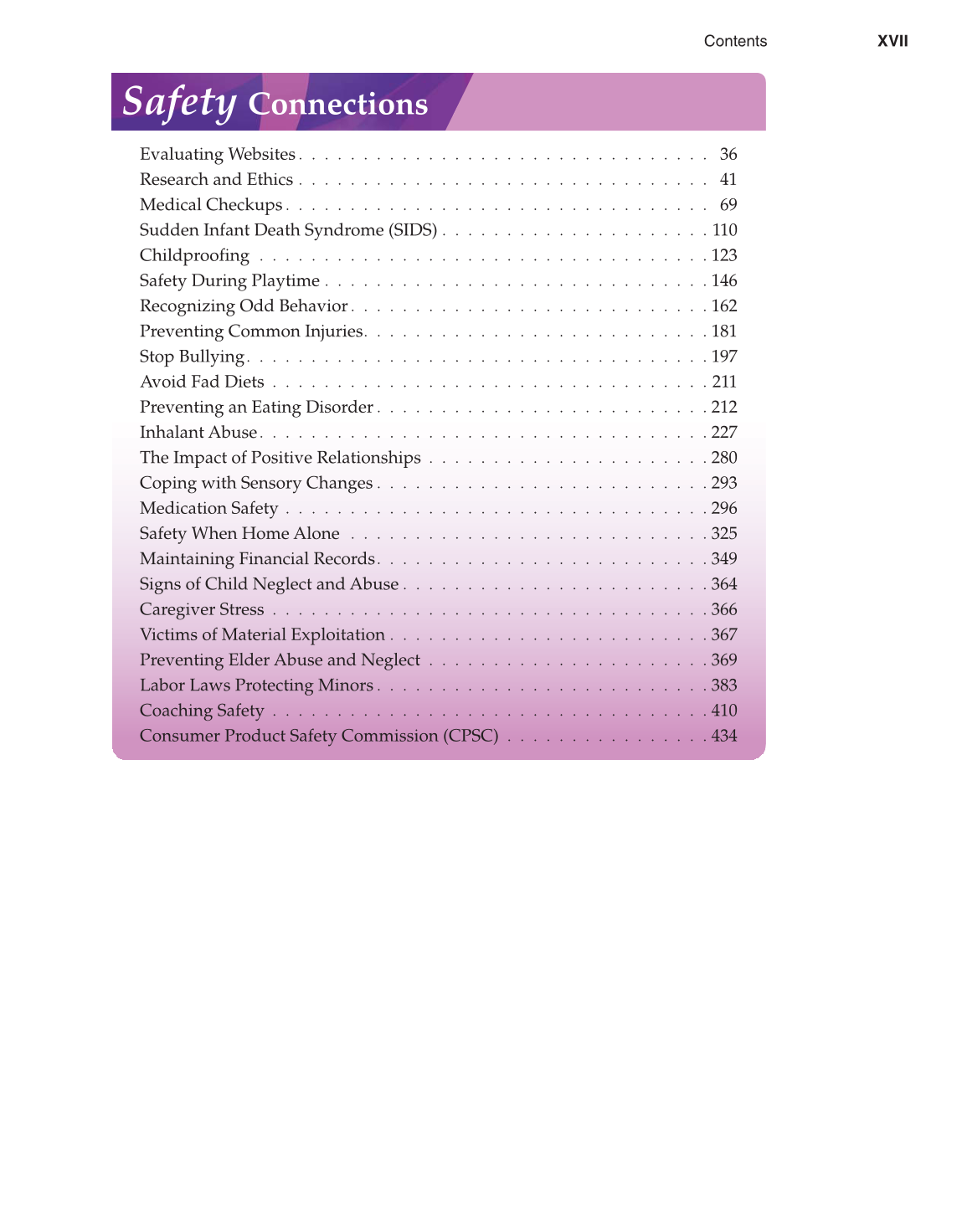 Lifespan Development, 2nd Edition page XVII