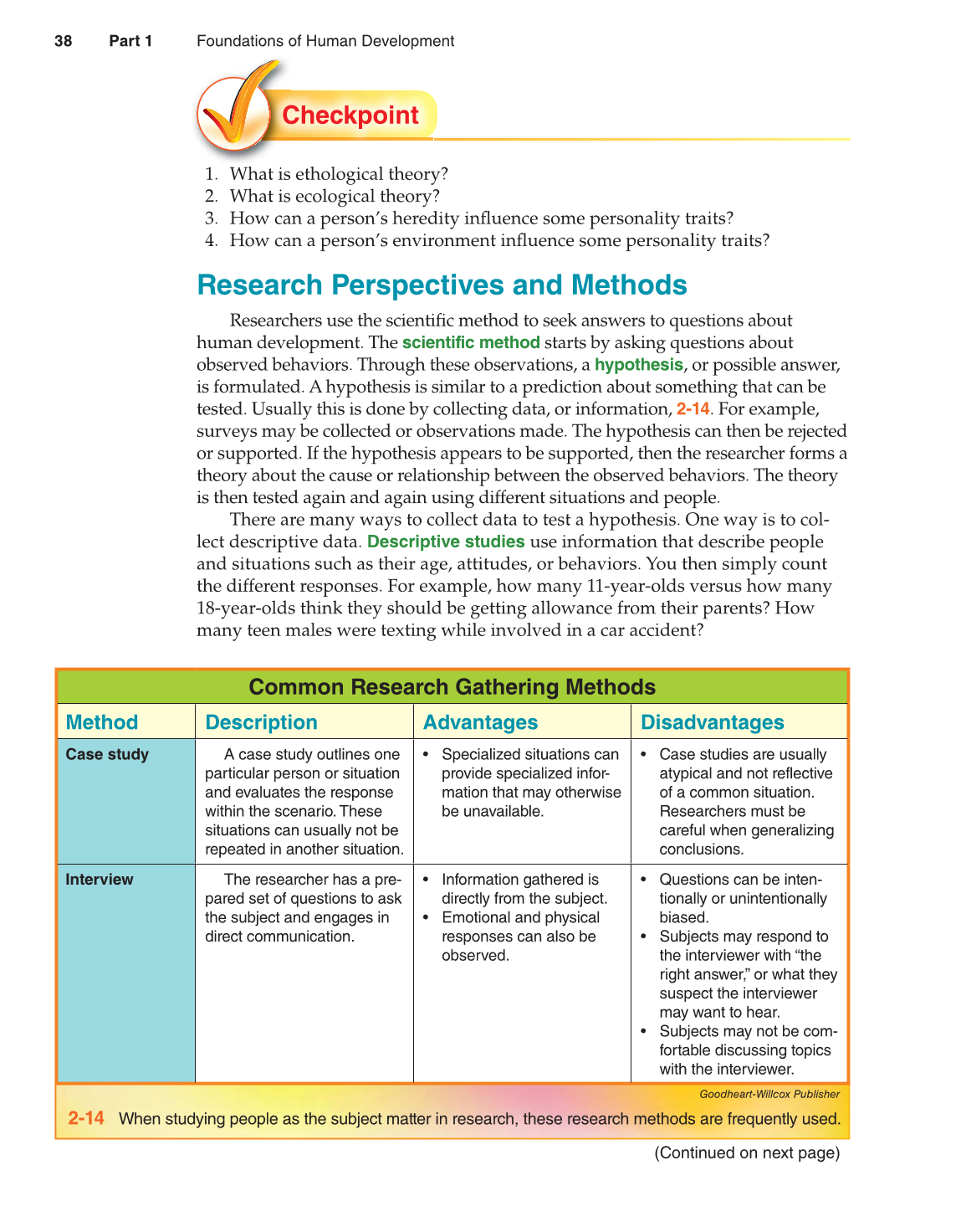 Lifespan Development, 2nd Edition page 38