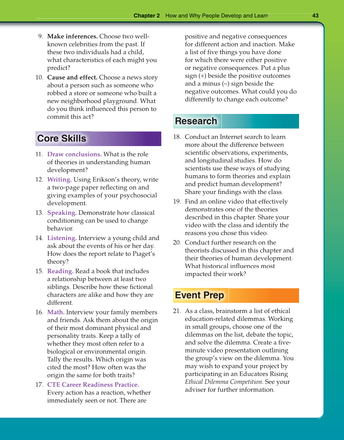 Lifespan Development, 2nd Edition page 43