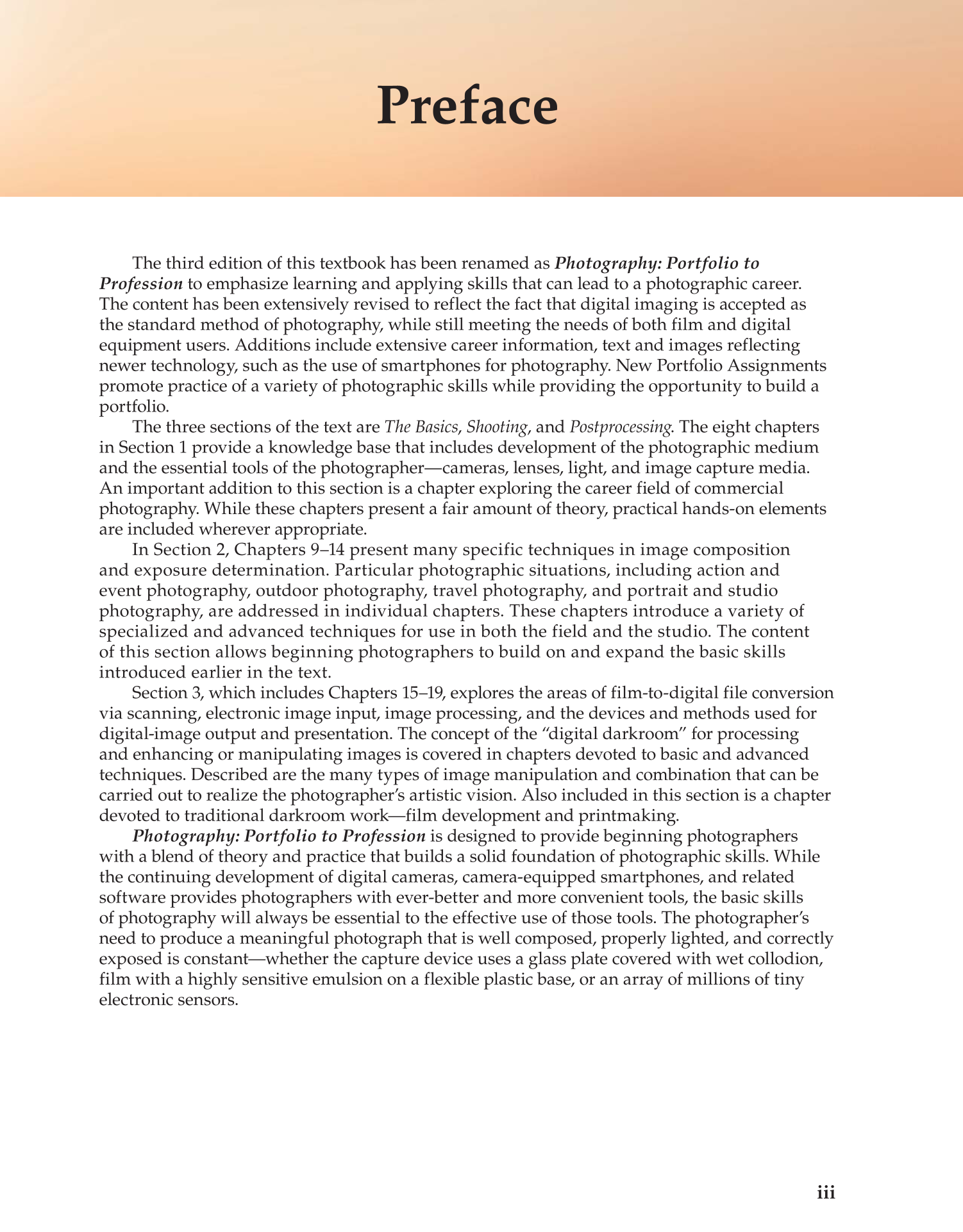 Photography: Portfolio to Profession, 3rd Edition page iii