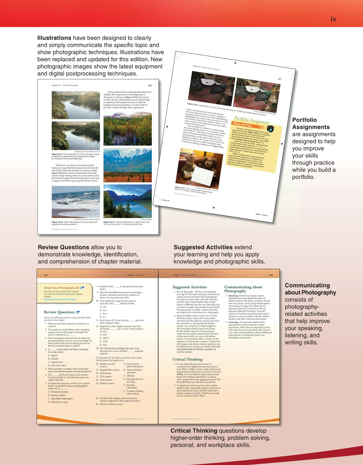 Photography: Portfolio to Profession, 3rd Edition page ix