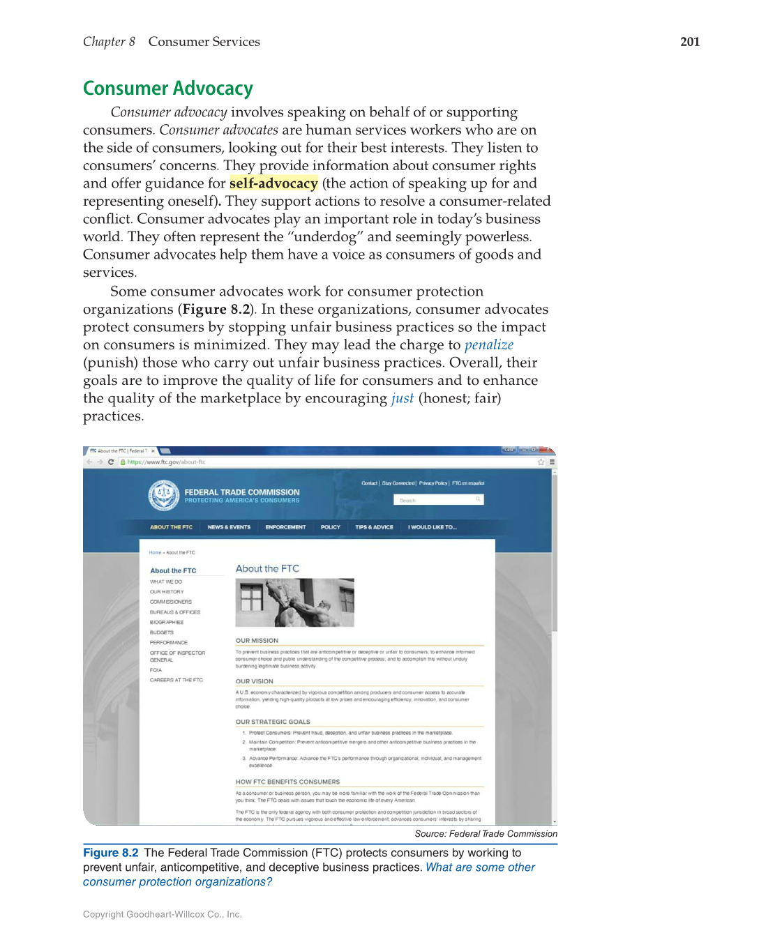 Principles of Human Services, 1st Edition page 201