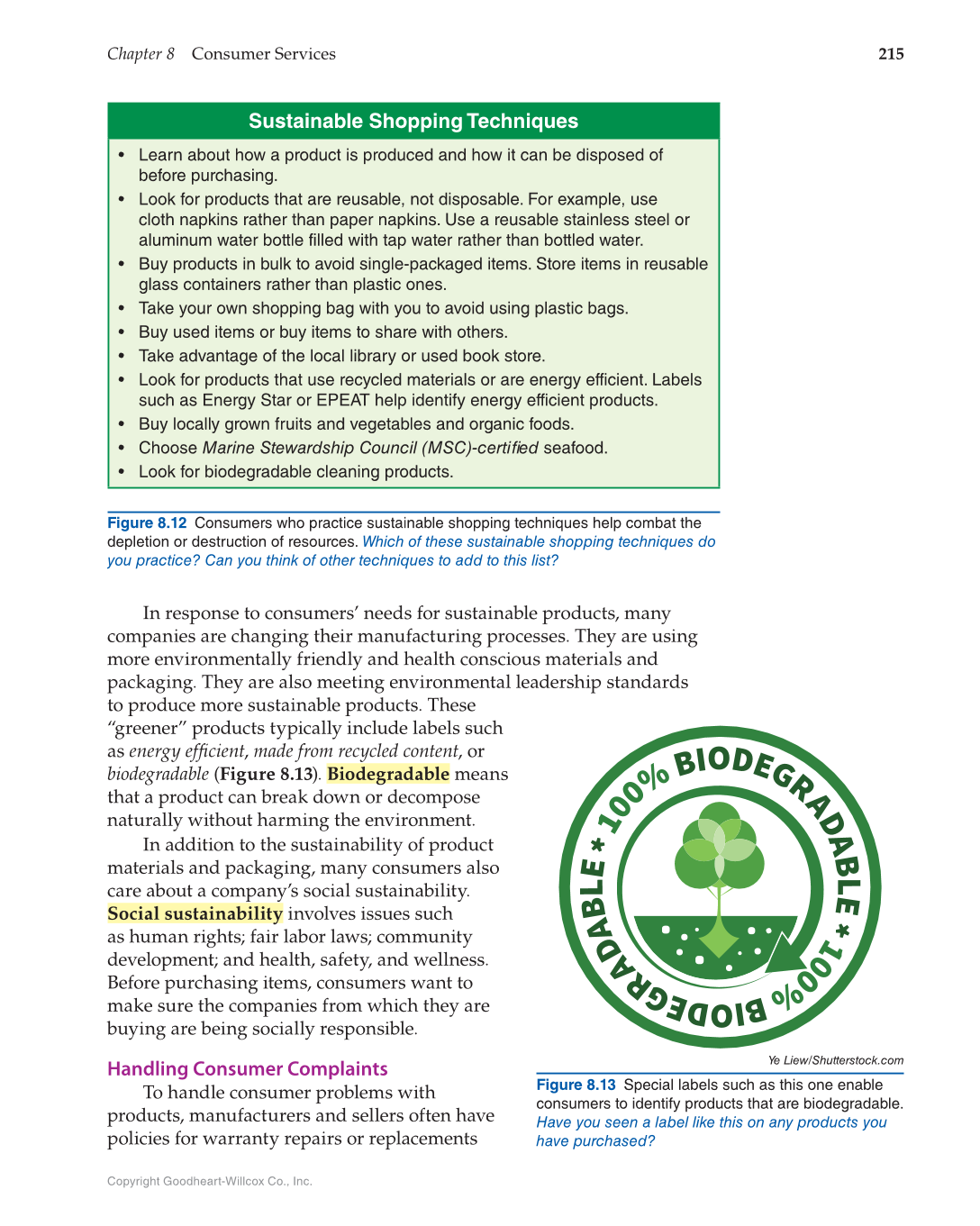 Principles of Human Services, 1st Edition page 215