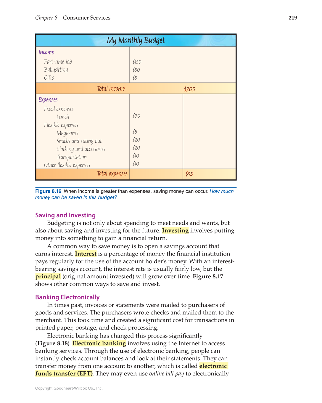 Principles of Human Services, 1st Edition page 219