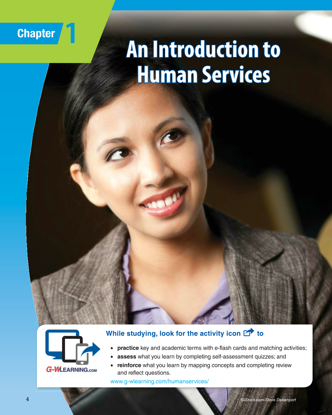 Principles of Human Services, 1st Edition page 4