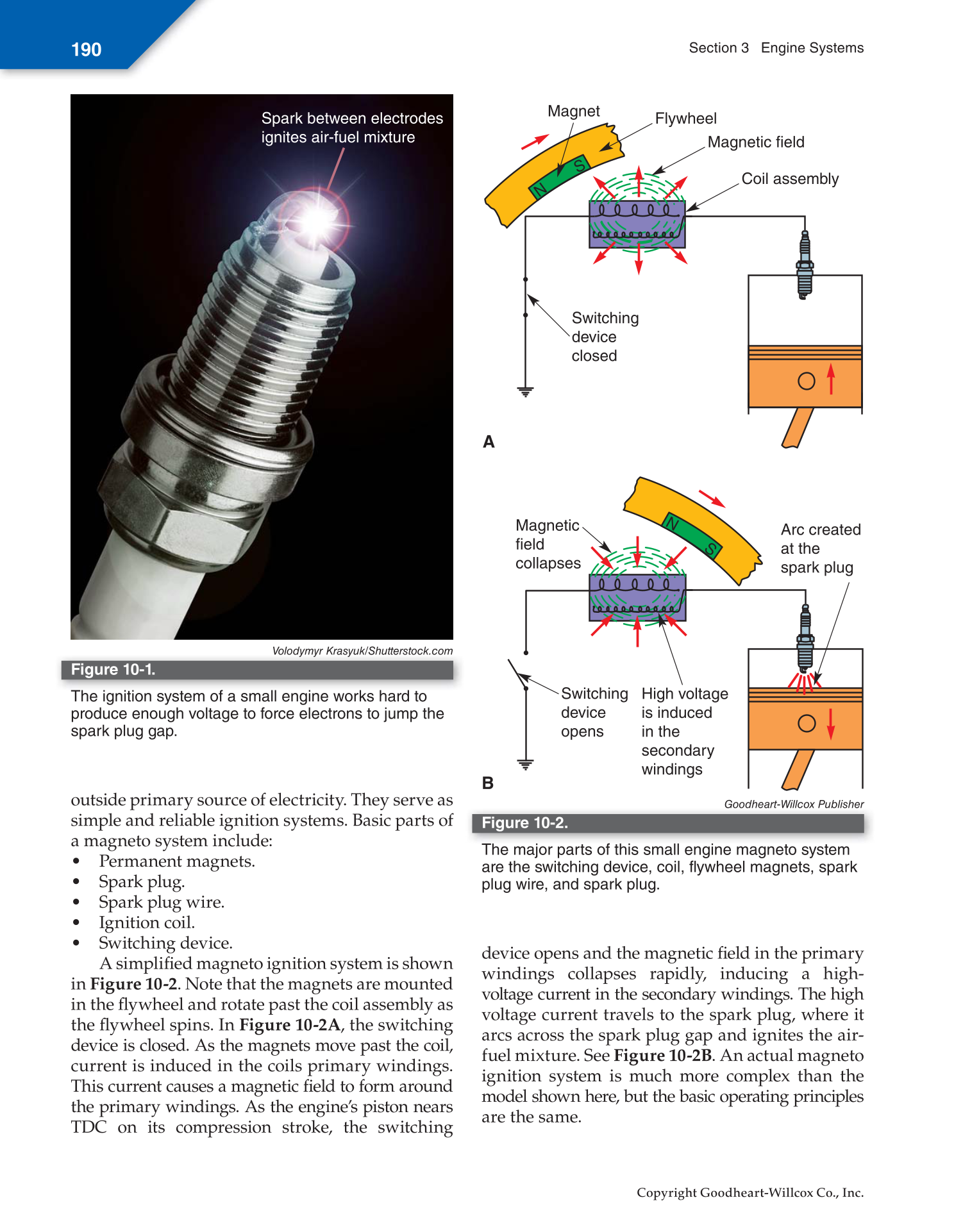 Small Gas Engines, 11th Edition page 190