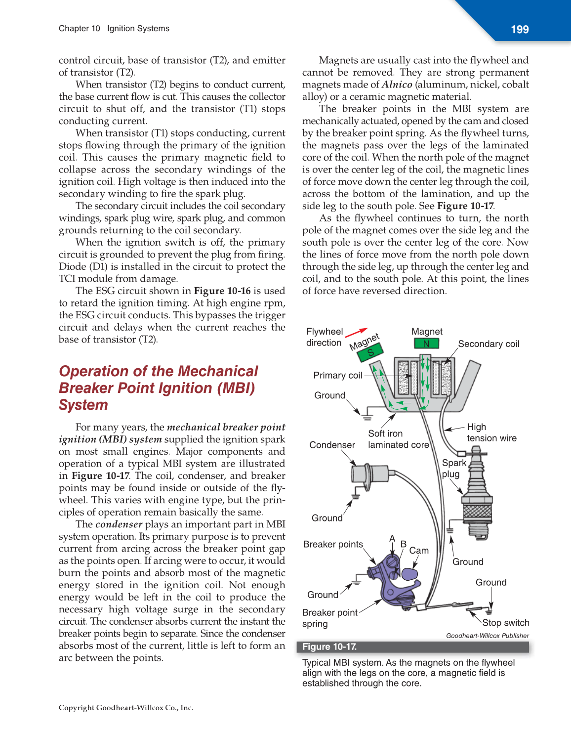 Small Gas Engines, 11th Edition page 199
