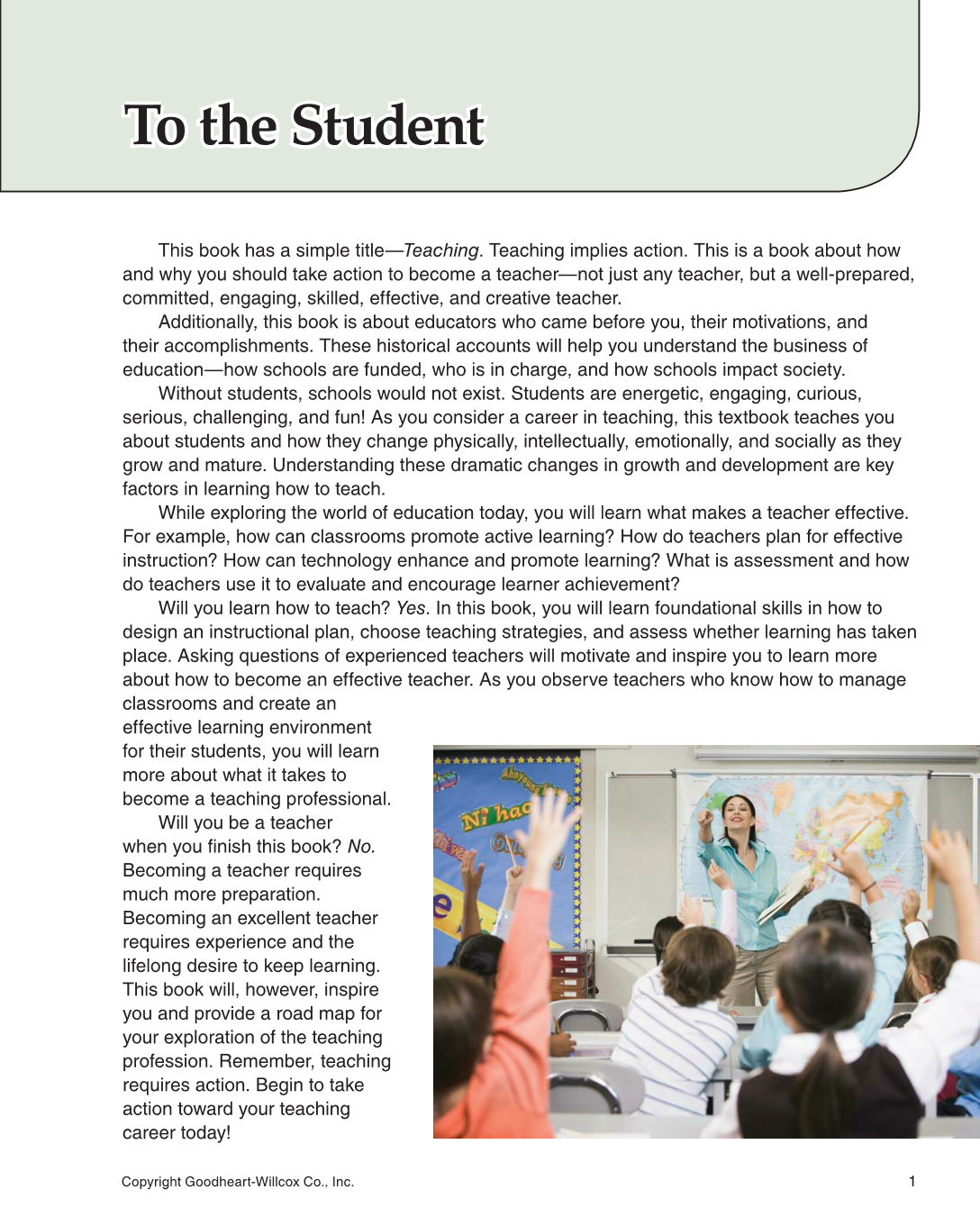 Teaching, 2nd Edition page 1