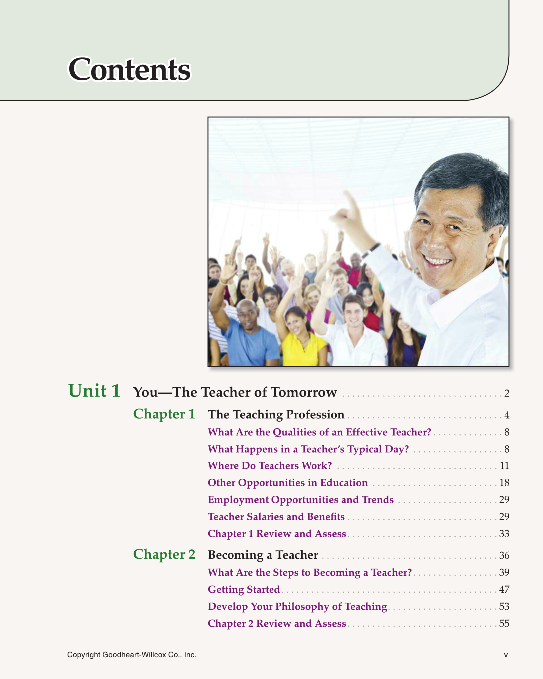 Teaching, 2nd Edition page v