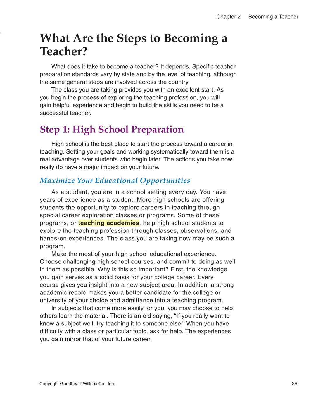 Teaching, 2nd Edition page 39