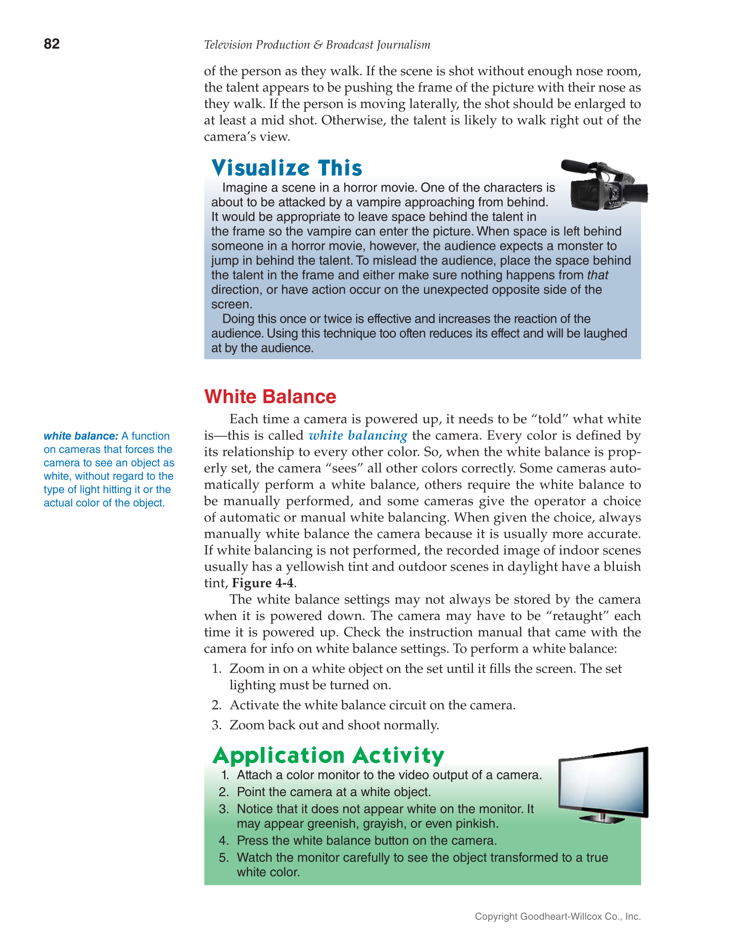 Television Production & Broadcast Journalism, 3rd Edition page 82