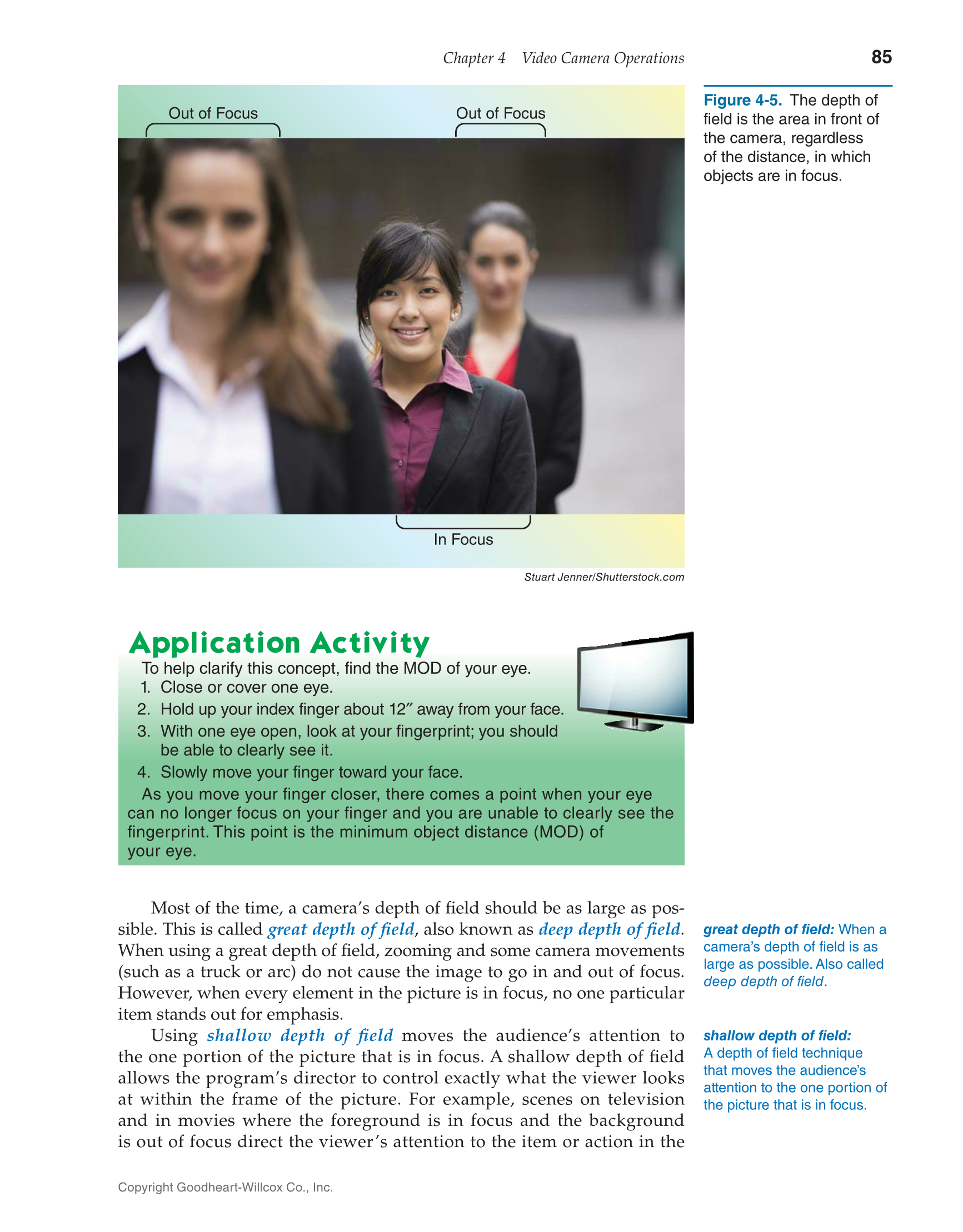 Television Production & Broadcast Journalism, 3rd Edition page 85