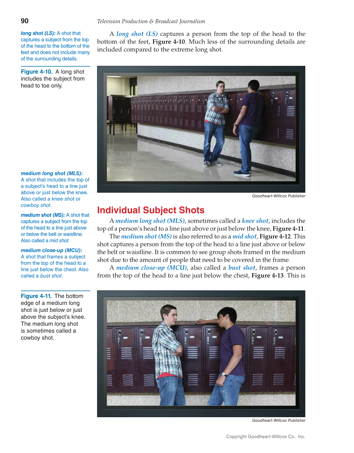 Television Production & Broadcast Journalism, 3rd Edition page 90
