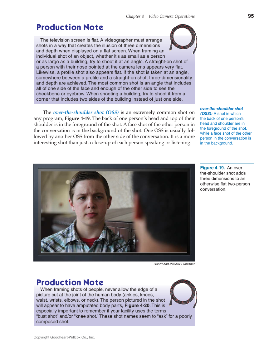 Television Production & Broadcast Journalism, 3rd Edition page 95