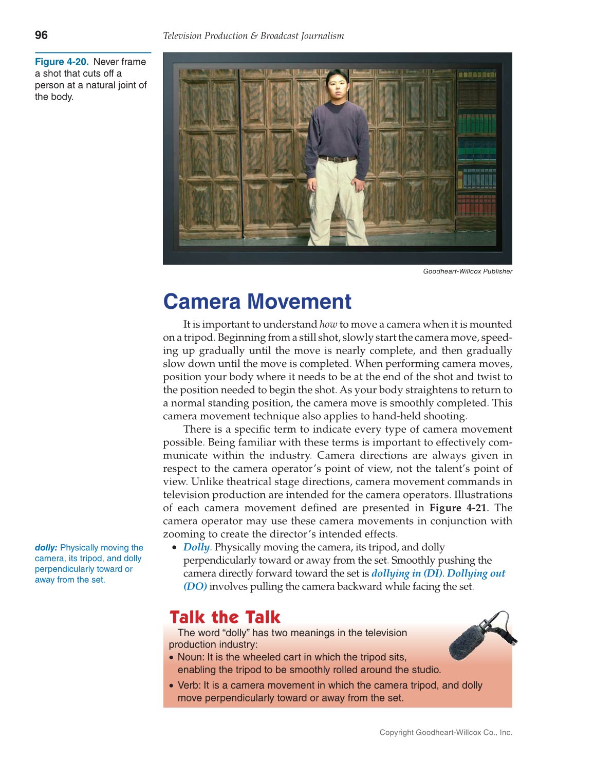 Television Production & Broadcast Journalism, 3rd Edition page 96